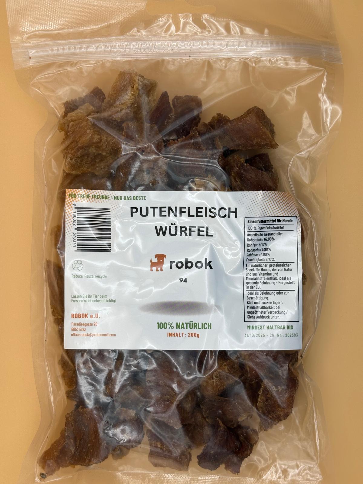 Putenfleischwürfel 200g