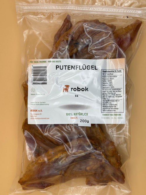 Putenflügel luftgetrocknet von ROBOK – Hundesnack aus Pute