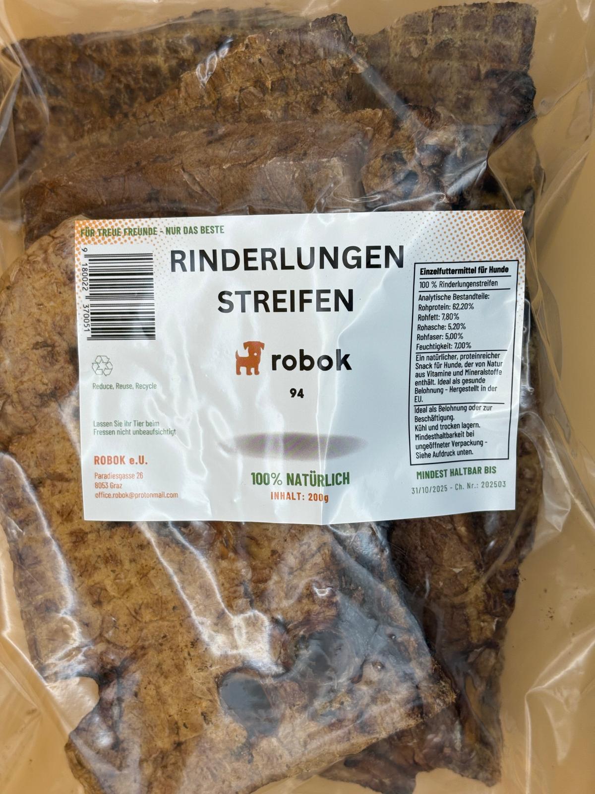 Rinderlungenstreifen 200g