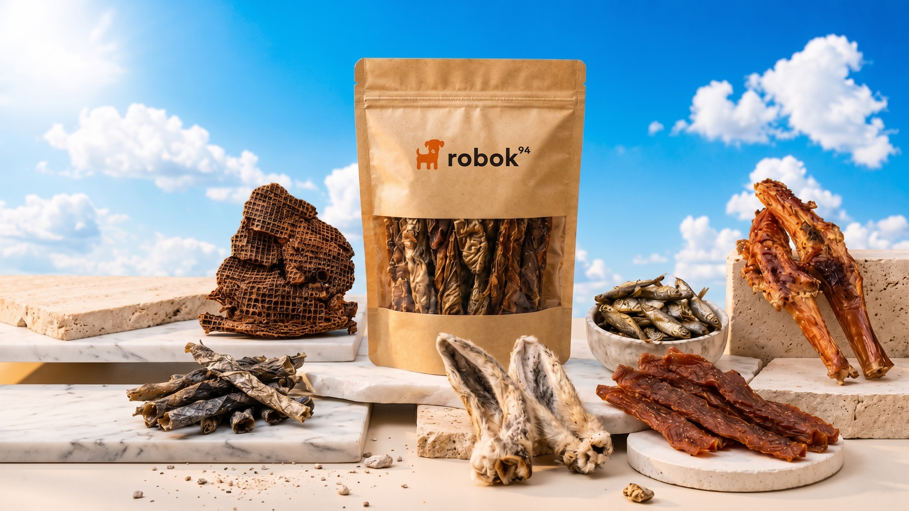 ROBOK natürliche Kauartikel für Hunde